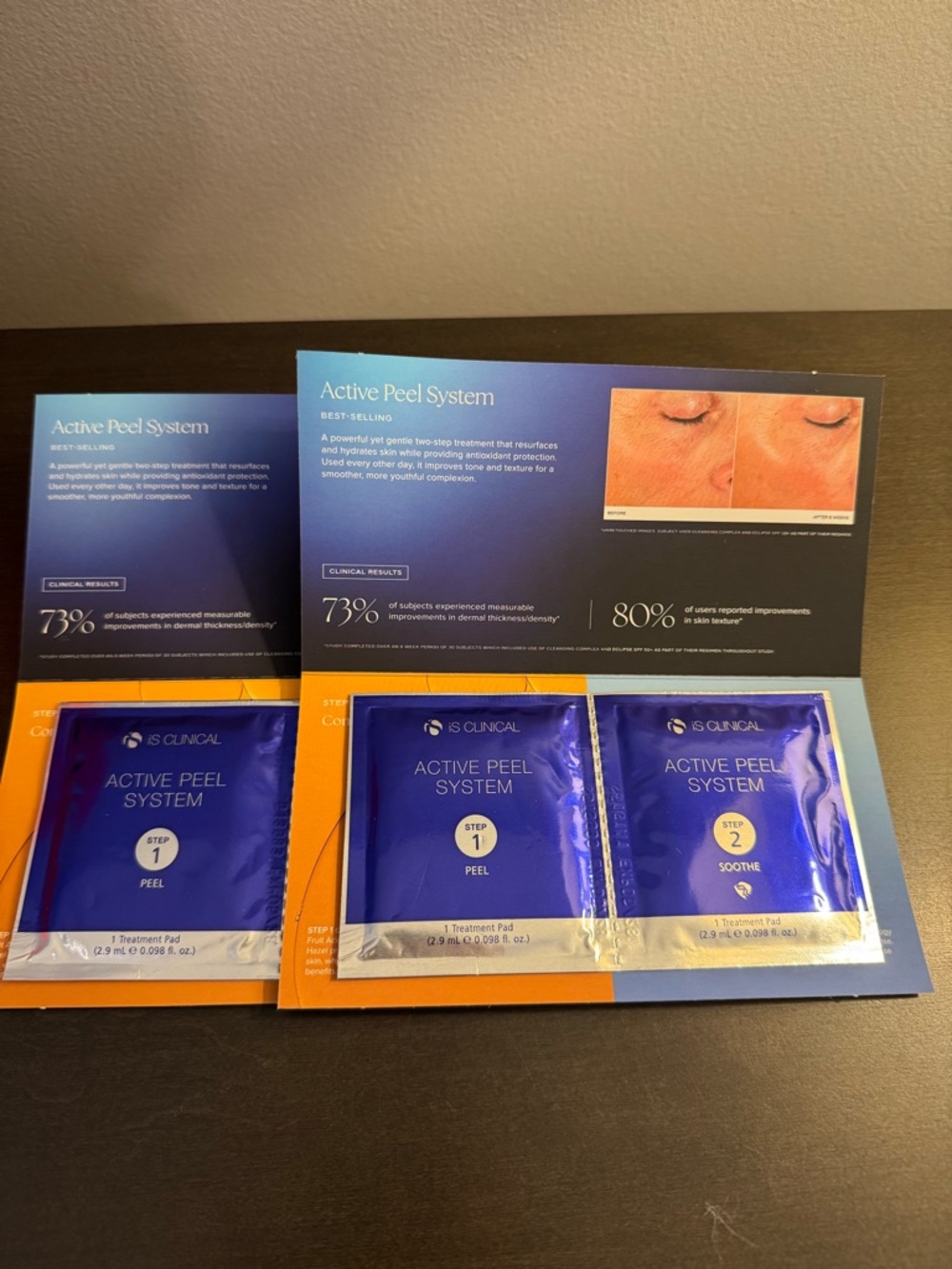 is Clinical Active Peel System 1 Treatment Set 2.9 ml Each NEW X2 Sets